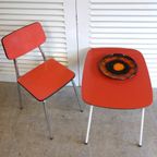 Prachtige Set Van 4 Vintage Retro Stoelen thumbnail 9