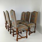 Beech Os De Mouton Tapestry Chairs (Set Of 6) thumbnail 17