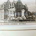 Kopergravure - Hendrik Spilman - De Ridder Hofstad Nyveld - Jan De Beijer - 1750 thumbnail 3