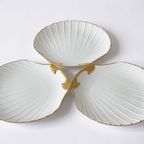 Gold Plated Shell Plates Made In Limoges France Price/Set thumbnail 2