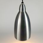 Dutch Design - Dijkstra Holland - Model Vesta 1 - Geborsteld Aluminium - 80'S thumbnail 2