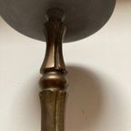 Grote Bronzen Kandelaar Voor Een Grote Kaars, 75 Cm Hoog thumbnail 5