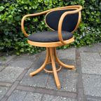 Vintage Thonet Bureaustoel Draaibaar Nr 5501 thumbnail 4