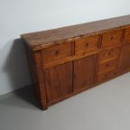 Spanisch Chestnut Wood Side Board Antiqu Bar Counter. Butcher Bar Counter thumbnail 31