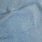 Vintage Wollen Blauwe Deken | Wol Blauw Plaid thumbnail 6