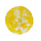 Vintage Glazen Vaas Murano Stijl Geel Wit Transparant thumbnail 6