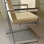 Set Van 4 Vintage Harvink Leren Eetkamerstoelen / Stoelen thumbnail 6