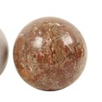 Set Van 3 Grote Gepolijste Bollen Marmer Natuursteen Bal thumbnail 6
