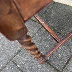 Antiek Engels Eiken Stoel Met Armleuningen, Maten Volgen Nog thumbnail 7