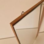 Vintage Spiegel Wandspiegel Teak Jaren 60 Sleutelkastje thumbnail 5