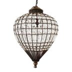 Franse Mid-Century Luchtballon Kroonluchter Empire Stijl thumbnail 3