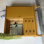 Vintage Antiek Vitrinekast,high-board,dressoir Restyled thumbnail 2