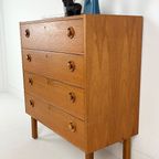 Scandinavisch Vintage Teak Fineren Ladekast Mards thumbnail 9