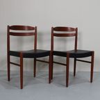 2X Vintage Design Eetkamerstoelen - Carl Ekström Voor Albin Johansson En Söner, Teak | 01275 thumbnail 11