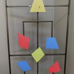 Colorful Metal Room Divider 1960S thumbnail 4