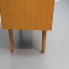 Vintage Deens Kastje 2 Deuren Blond Eiken thumbnail 2