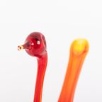 Swedish Art Glass Birds Sculptures From Bergdala, 1970’s thumbnail 9