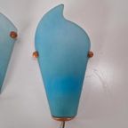 Jaren 90 Massive Wandlampen Design Blauw. thumbnail 3