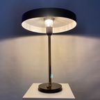 One Of Three Brown And Gold Table Lamp Timor 69 By Louis Kalff For Philips 1970 thumbnail 3