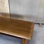 Vintage Salon Tafel Van Massief Hout, Reliving thumbnail 8