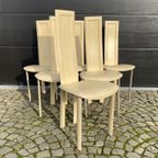 Set Van 6 Quia Stoelen- Elana B Model - Italië Jaren 90 thumbnail 7