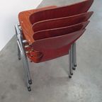 4x Eromes Pagholz Industriële Stapelbare Design Stoel thumbnail 12