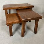 3x Brutalist Nesting Tables thumbnail 9