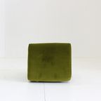 Vintage Groen Velours Fauteuil Italië , 1970S thumbnail 4