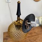 Vintage Wandlamp Met Amberglas thumbnail 4