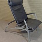 Vintage Interprofil 'Pax' Design Leren Recliner Fauteuil thumbnail 12