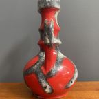 Red Fat Lava Vase By Jopeko Model 7201-21 thumbnail 10