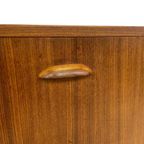 Vintage Kastje Compact Klepkast Jaren 60 Teak Fineer thumbnail 9