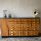 Vintage Mid-century Apotheekkast,apothekerskast,ladenkast thumbnail 4