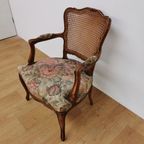 Brocante Vintage Franse Louis Xv Stoeltje, Fauteuil. 904 thumbnail 11