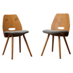 Vintage Lollipop Stoelen František Jirák | Grijs, Blauw thumbnail 6