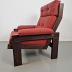 Vintage Wengé Fauteuil Martin Visser Spectrum Brutalist '60 thumbnail 12