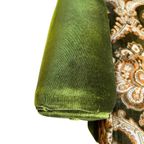 Vintage Mosgroene Fauteuil / Eenzit thumbnail 6