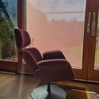Artifort Grand Tulip Fauteuil, Pierre Paulin (kleur: Aubergine) thumbnail 5
