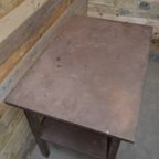 Werktafel Met Een Grenen Onderstel thumbnail 4