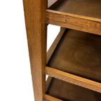 Art Deco Wandkast Vakkenkast Jaren 30 Eiken Open Kast thumbnail 14