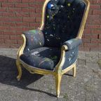 Kunstzinnige Barok Fauteuil thumbnail 3