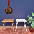 Vintage Bijzettafeltje, Lectuur Tafeltje, Sidetable, Krukje thumbnail 21