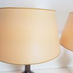 Set 2 Vintage Tafellamp Vol Palissander Lamp Mid Century '60 thumbnail 6