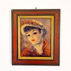 Cherry Jeffe Huldah Dame In Lijst Vintage thumbnail 2