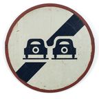 Vintage Verkeersbord Ø 105 Cm 70887 thumbnail 8