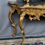 Console In Louis Xv-Stijl Met Spiegel. thumbnail 5