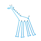 Giraffen Kapstok – IKEA – Jaren 90 - (kl37) thumbnail 3