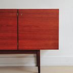 Vintage Deens Dressoir Zwart Wit Lades thumbnail 3