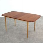 Vintage Eettafel | Tafel | Verlengbaar | Jaren 60 | Zweeds thumbnail 6