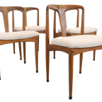 4x Johannes Andersen Voor Uldum Juliane Stoelen 'dyrepark' Vintage thumbnail 13